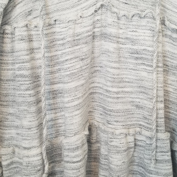 Altar'd State Grey Long Sleeve Top with Hood - Picture 5 of 7